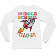 Space Middle School Teacher Back To School Men Women Kids Unisex Long Sleeve T-Shirt, trending gift Space Middle School Teacher Back To School Men Women Kids Unisex Long Sleeve T-Shirt, trending gift
