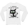 I Survived 67 Days Of School Teachers Students Humor Unisex Long Sleeve T-Shirt, trending gift I Survived 67 Days Of School Teachers Students Humor Unisex Long Sleeve T-Shirt, trending gift