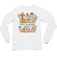I Teach Tiny Humans About Jesus Christian Teacher Religious Unisex Long Sleeve T-Shirt, trending gift I Teach Tiny Humans About Jesus Christian Teacher Religious Unisex Long Sleeve T-Shirt, trending gift
