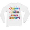 Teacher We Are Like a Box Of Crayons Back To School Unisex Long Sleeve T-Shirt, trending gift Teacher We Are Like a Box Of Crayons Back To School Unisex Long Sleeve T-Shirt, trending gift