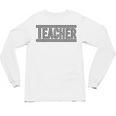 Teacher Checkered Racing Teacher Appreciation Men Women Unisex Long Sleeve T-Shirt, trending gift