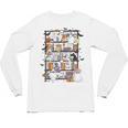 Teacher Library Ghost Reading Book Halloween Cat Unisex Long Sleeve T-Shirt, trending gift Teacher Library Ghost Reading Book Halloween Cat Unisex Long Sleeve T-Shirt, trending gift