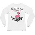 This Teacher Loves Her Flock Cute Flamingo Teacher Unisex Long Sleeve T-Shirt, trending gift This Teacher Loves Her Flock Cute Flamingo Teacher Unisex Long Sleeve T-Shirt, trending gift