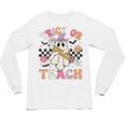 Trick Or Teach Groovy Teacher Halloween Retro Floral Ghost Unisex Long Sleeve T-Shirt, trending gift Trick Or Teach Groovy Teacher Halloween Retro Floral Ghost Unisex Long Sleeve T-Shirt, trending gift