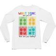 What Zone Are You In How Are You Feeling Teacher Unisex Long Sleeve T-Shirt, trending gift What Zone Are You In How Are You Feeling Teacher Unisex Long Sleeve T-Shirt, trending gift