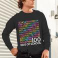 100th Day Of School Teacher Kids 100 Days Math Numbers Unisex Long Sleeve T-Shirt, gift for family, gift for coworker