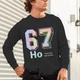 67 Ho Holmium Science Teacher Elements Table Six Seven Meme Unisex Long Sleeve T-Shirt, gift for family, gift for coworker 67 Ho Holmium Science Teacher Elements Table Six Seven Meme Unisex Long Sleeve T-Shirt, gift for family, gift for coworker