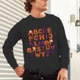 ABCs Learning Kindergarten Teacher Halloween Alphabet Unisex Long Sleeve T-Shirt, gift for family, gift for coworker ABCs Learning Kindergarten Teacher Halloween Alphabet Unisex Long Sleeve T-Shirt, gift for family, gift for coworker