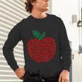 Apple Dot Pattern Art Teacher Appreciation Men Women Humor Unisex Long Sleeve T-Shirt, gift for family, gift for coworker Apple Dot Pattern Art Teacher Appreciation Men Women Humor Unisex Long Sleeve T-Shirt, gift for family, gift for coworker
