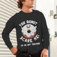 Art Teacher Halloween Donut Lover Costume Kawaii Monster Unisex Long Sleeve T-Shirt, gift for family, gift for coworker Art Teacher Halloween Donut Lover Costume Kawaii Monster Unisex Long Sleeve T-Shirt, gift for family, gift for coworker