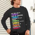 Back To School Teacher We Are Like A Box Of Crayons Unisex Long Sleeve T-Shirt, gift for family, gift for coworker Back To School Teacher We Are Like A Box Of Crayons Unisex Long Sleeve T-Shirt, gift for family, gift for coworker
