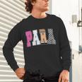Back To School Teacher Para Preppy Checkered Para Life Unisex Long Sleeve T-Shirt, gift for family, gift for coworker