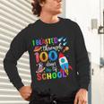 I Blasted Through 100 Days Of School 100th Day Teacher Kids Unisex Long Sleeve T-Shirt, gift for family, gift for coworker