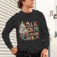 Book Tree All Is Calm Said No Teacher Ever Christmas Unisex Long Sleeve T-Shirt, gift for family, gift for coworker Book Tree All Is Calm Said No Teacher Ever Christmas Unisex Long Sleeve T-Shirt, gift for family, gift for coworker