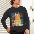 Broken Crayons Still Color Cat Teacher Unisex Long Sleeve T-Shirt, gift for family, gift for coworker Broken Crayons Still Color Cat Teacher Unisex Long Sleeve T-Shirt, gift for family, gift for coworker