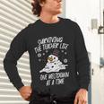 Christmas Surviving Teacher Life Meltdown Xmas Women Men Unisex Long Sleeve T-Shirt, gift for family, gift for coworker