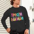 Color Special Education Squad Groovy Dream Team SPED Teacher Unisex Long Sleeve T-Shirt, gift for family, gift for coworker