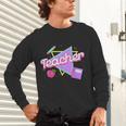 Cute Teacher Shirt 80's 90's Style Retro Old School Teacher For Men Women Unisex Long Sleeve T-Shirt, gift for family, gift for coworker