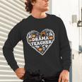 Drama Teacher Heart Pumpkin Ghost Halloween Kids Unisex Long Sleeve T-Shirt, gift for family, gift for coworker