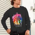 Earth Without Art Is Just Eh Painting Artist Pun Art Teacher Unisex Long Sleeve T-Shirt, gift for family, gift for coworker