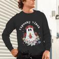 Espooky Vibes Maestra Halloween Spanish Mexican Teacher Unisex Long Sleeve T-Shirt, gift for family, gift for coworker Espooky Vibes Maestra Halloween Spanish Mexican Teacher Unisex Long Sleeve T-Shirt, gift for family, gift for coworker