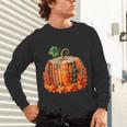 Fall Book Autumn Reading Teacher Halloween Pumpkin Season Unisex Long Sleeve T-Shirt, gift for family, gift for coworker