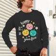 Groovy Happy To See Your Face Teacher School Appreciation Unisex Long Sleeve T-Shirt, gift for family, gift for coworker