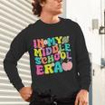 Groovy In My Middle School Era Back To School Teacher Unisex Long Sleeve T-Shirt, gift for family, gift for coworker Groovy In My Middle School Era Back To School Teacher Unisex Long Sleeve T-Shirt, gift for family, gift for coworker