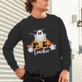 Halloween PE Teacher Ghosts Pumpkins Sports Lover Unisex Long Sleeve T-Shirt, gift for family, gift for coworker Halloween PE Teacher Ghosts Pumpkins Sports Lover Unisex Long Sleeve T-Shirt, gift for family, gift for coworker