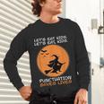 Halloween Teacher Witch Lets Eat Kids Punctuation Unisex Long Sleeve T-Shirt, gift for family, gift for coworker Halloween Teacher Witch Lets Eat Kids Punctuation Unisex Long Sleeve T-Shirt, gift for family, gift for coworker