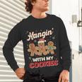 Hangin With My Cookies Gingerbread Man Xmas Teacher Unisex Long Sleeve T-Shirt, gift for family, gift for coworker Hangin With My Cookies Gingerbread Man Xmas Teacher Unisex Long Sleeve T-Shirt, gift for family, gift for coworker
