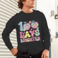 Happy 100th Day Of School 100 Days Brighter Teachers Kids Unisex Long Sleeve T-Shirt, gift for family, gift for coworker Happy 100th Day Of School 100 Days Brighter Teachers Kids Unisex Long Sleeve T-Shirt, gift for family, gift for coworker