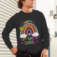 Happy 50th Days Of School Rainbow Teacher 50 Days Smarter Unisex Long Sleeve T-Shirt, gift for family, gift for coworker Happy 50th Days Of School Rainbow Teacher 50 Days Smarter Unisex Long Sleeve T-Shirt, gift for family, gift for coworker
