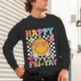 Happy Fri-Yay Groovy Teacher Friday Weekend Fri Yay Unisex Long Sleeve T-Shirt, gift for family, gift for coworker Happy Fri-Yay Groovy Teacher Friday Weekend Fri Yay Unisex Long Sleeve T-Shirt, gift for family, gift for coworker