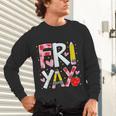 Happy Fri-Yay Teacher Back To School Friday Lovers Unisex Long Sleeve T-Shirt, gift for family, gift for coworker Happy Fri-Yay Teacher Back To School Friday Lovers Unisex Long Sleeve T-Shirt, gift for family, gift for coworker