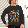 Happy Fri-Yay Teacher Life Weekend Pun Happy Friday Unisex Long Sleeve T-Shirt, gift for family, gift for coworker Happy Fri-Yay Teacher Life Weekend Pun Happy Friday Unisex Long Sleeve T-Shirt, gift for family, gift for coworker