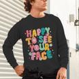 Happy To See Your Face Teacher Disco Ball Back To School Unisex Long Sleeve T-Shirt, gift for family, gift for coworker Happy To See Your Face Teacher Disco Ball Back To School Unisex Long Sleeve T-Shirt, gift for family, gift for coworker