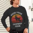 Hocus Pocus Everybody Focus Witch Halloween Teacher Women Unisex Long Sleeve T-Shirt, gift for family, gift for coworker Hocus Pocus Everybody Focus Witch Halloween Teacher Women Unisex Long Sleeve T-Shirt, gift for family, gift for coworker