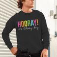 Hooray It's Library Day Teacher Reader Books Back To School Unisex Long Sleeve T-Shirt, gift for family, gift for coworker Hooray It's Library Day Teacher Reader Books Back To School Unisex Long Sleeve T-Shirt, gift for family, gift for coworker