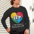 IEP I Encourage Progress Special Education School Teacher Unisex Long Sleeve T-Shirt, gift for family, gift for coworker