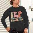 IEP I Encourage Progress Special Education Teacher Graphics Unisex Long Sleeve T-Shirt, gift for family, gift for coworker IEP I Encourage Progress Special Education Teacher Graphics Unisex Long Sleeve T-Shirt, gift for family, gift for coworker