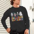 Inclusion Isn't Scary SLP Halloween Sped Teacher Unisex Long Sleeve T-Shirt, gift for family, gift for coworker