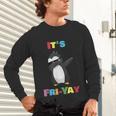 It's Fri-Yay Dabbing Penguin Friday Weekend Teacher Student Unisex Long Sleeve T-Shirt, gift for family, gift for coworker It's Fri-Yay Dabbing Penguin Friday Weekend Teacher Student Unisex Long Sleeve T-Shirt, gift for family, gift for coworker
