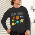 Kids Solar Systems Cute Planets Space Science Teacher School Unisex Long Sleeve T-Shirt, gift for family, gift for coworker