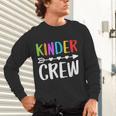 Kinder Crew Shirt Kindergarten Boy Girl Student Teacher Unisex Long Sleeve T-Shirt, gift for family, gift for coworker Kinder Crew Shirt Kindergarten Boy Girl Student Teacher Unisex Long Sleeve T-Shirt, gift for family, gift for coworker