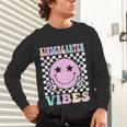 Kindergarten Vibes First Day Of School Kindergarten Teacher Unisex Long Sleeve T-Shirt, gift for family, gift for coworker Kindergarten Vibes First Day Of School Kindergarten Teacher Unisex Long Sleeve T-Shirt, gift for family, gift for coworker