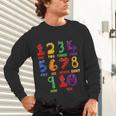 Learning Math Numbers Counting Back To School Teacher For Men Women Girls Kids Unisex Long Sleeve T-Shirt, gift for family, gift for coworker