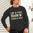 Life Is Hard Visuals Help Special Education SPED Teacher Unisex Long Sleeve T-Shirt, gift for family, gift for coworker Life Is Hard Visuals Help Special Education SPED Teacher Unisex Long Sleeve T-Shirt, gift for family, gift for coworker