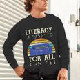 Literacy For All Visually Impaired Braille Teacher The Blind Unisex Long Sleeve T-Shirt, gift for family, gift for coworker Literacy For All Visually Impaired Braille Teacher The Blind Unisex Long Sleeve T-Shirt, gift for family, gift for coworker