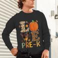 Love Pre-k Teacher Shirts Autumn Fall Pumpkin Fall Leopard Unisex Long Sleeve T-Shirt, gift for family, gift for coworker Love Pre-k Teacher Shirts Autumn Fall Pumpkin Fall Leopard Unisex Long Sleeve T-Shirt, gift for family, gift for coworker